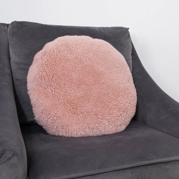 Talia Round Cushion - Pink